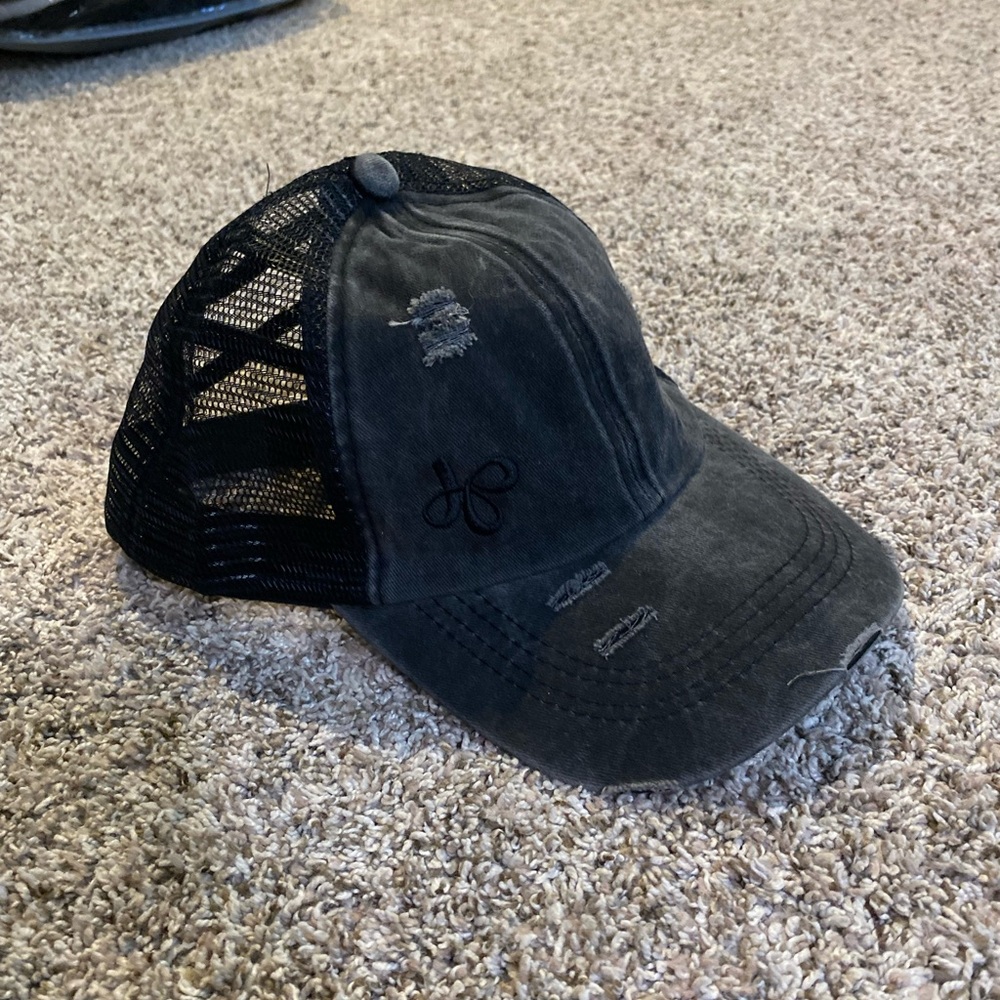Ponytail hat
